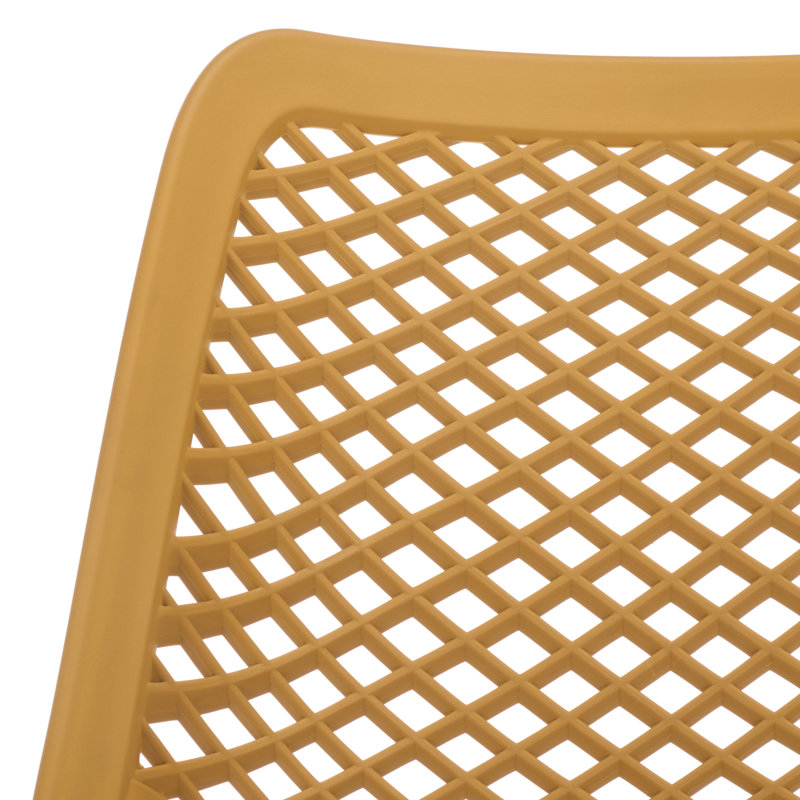 Ensemble de 2 chaises de salle à manger Leila, Jaune