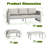  5-Person Patio Conversation Set With Cushions, Featuring Decorative Pull Cord Detailing-120131592