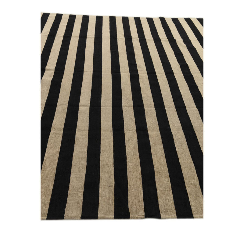 Tapis noir et blanc Petrella