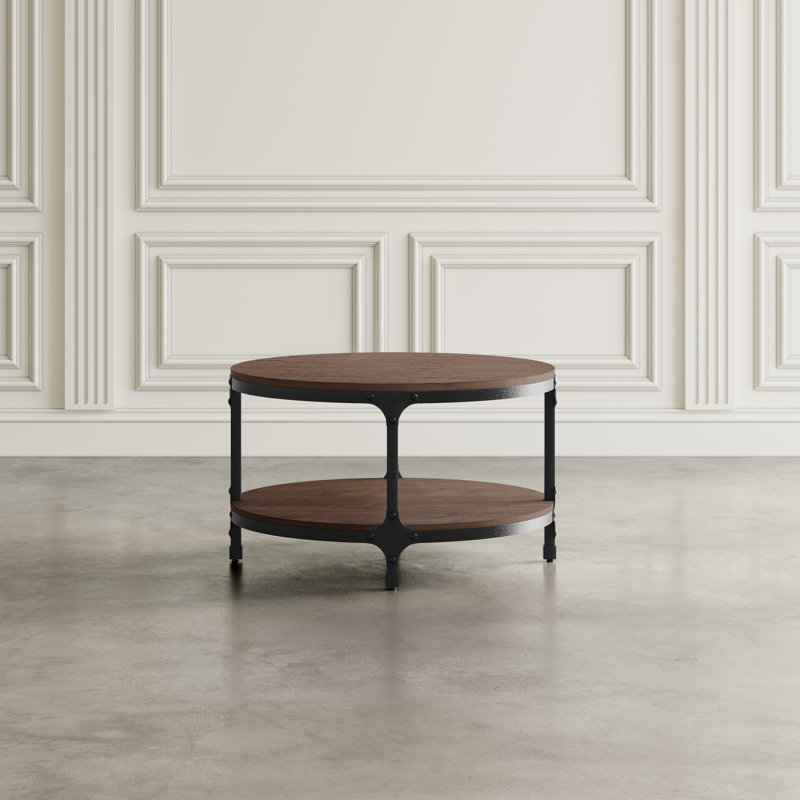 Fabiola Solid Wood Top Single Coffee Table