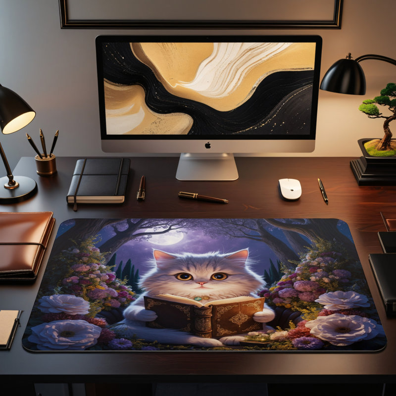 Polyester Desk Pad, 31.5x15.5
