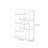 Modern acrylic irregular multi-layer bookcase-107742167