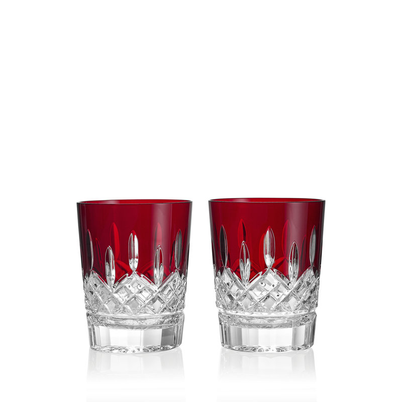 Waterford Lismore Red DOF 12.5floz, Set of 2