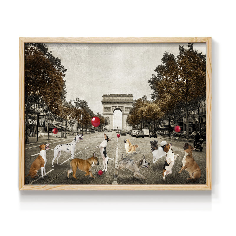 Ave des Champs - Reproduction encadrée - Restickable, H 8 po x l 10 po, Naturel