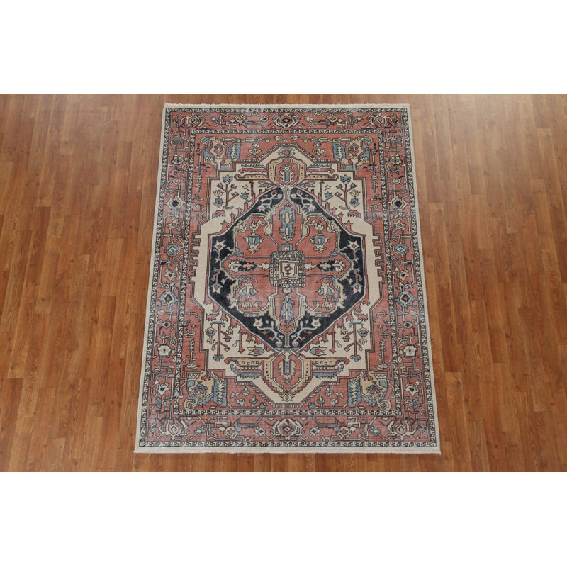 Tapis oriental géométrique 5 x 7