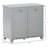 Bathroom Storage Cabinet, Dual Tilt Out Laundry Hamper Cabinet