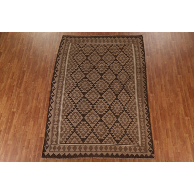 One-of-a-Kind 6'9'' X 9'8'' New Age Wool Area Rug in Brown
