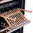 Newair Estate Series 24" 160 Bottle Wine Fridge, Dual Zone Premium Refrigerator with Display Shelves for Wines in Seamless Stainless Steel