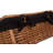 Wicker Basket Hamper with Black Lining