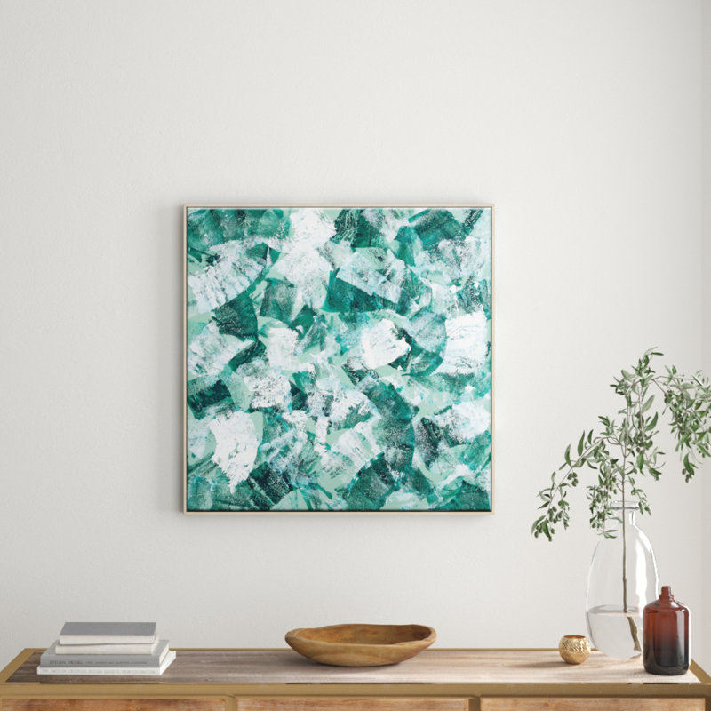Textured 3 by Chalie MacRae - Print on Canvas, 76cm H x 76cm W, Timber