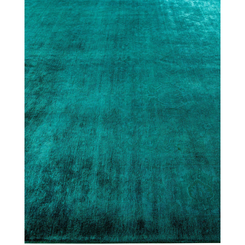 Overyed One-of-a-Kind Rectangle 9'2" X 12'2" Hand Knotted Area Rug