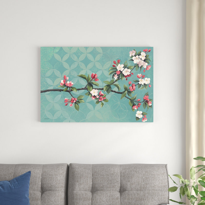 Fleurs de cerisier, H 24 po x l 36 po