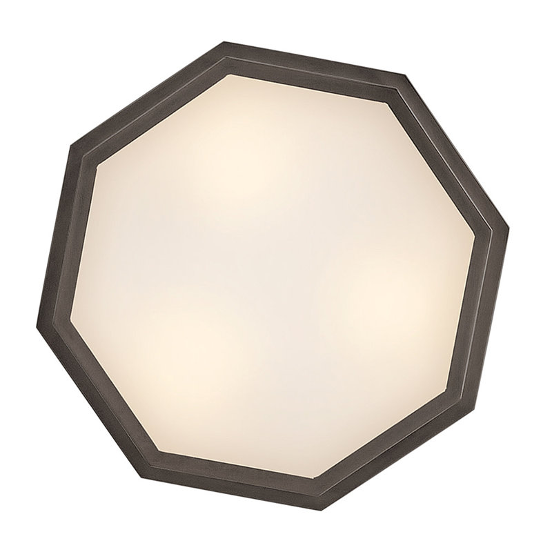 Facet 3 - Light Flush Mount, Black Oxide