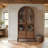 Peko 2-Door Display Cabinet, Brown