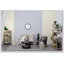 Miroir mural 20 "x 20" avec cadre en bois et finition noire-609716142