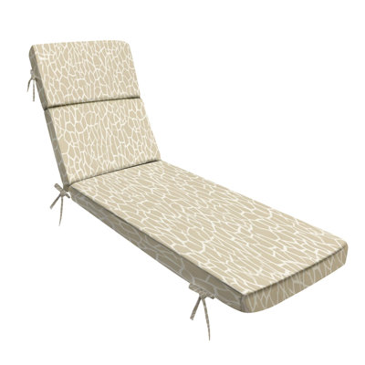  Outdoor Indoor 3'' Lounge Patio Cushion Abstract modern giraffe seamless Animals trendy Water-Resistant Chaise Lounge Cushion for Chair Patio Furniture Seat Cushion