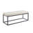 Shauny Fabric Bench with Metal Legs-1832296960