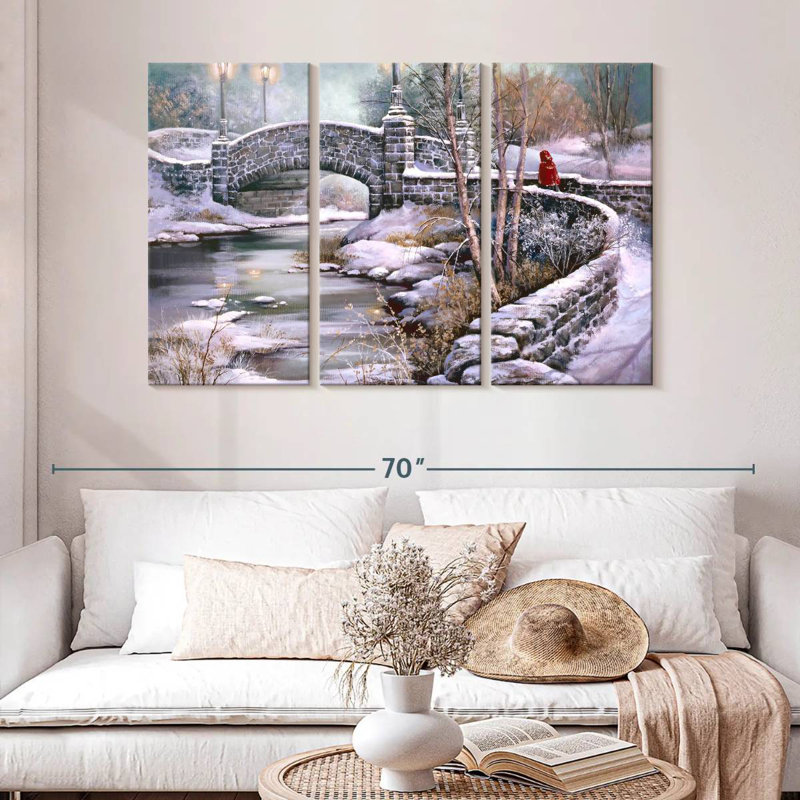 Alvord Campbell's Crossing, 32" H x 50" W