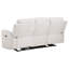 Ensemble de canapé inclinable électrique en chenille 2 pièces Kennett Ivoire-120240635-129548706