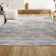 Whitbyston Loom Modern Strie' Gray/Blue/Orange Rug