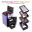 	Table de manucure de bureau de manucure de bureau de voyage BYooTIQUE avec 4 tiroirs de rangement verrouillables-110189015