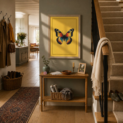 Specimen Butterfly Modern - Framed Print