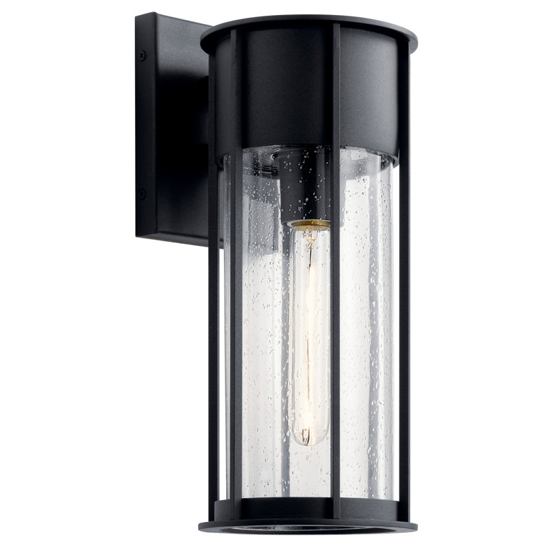 Griswalde Wall Light, Black, 15" H x 6" W x 8" D