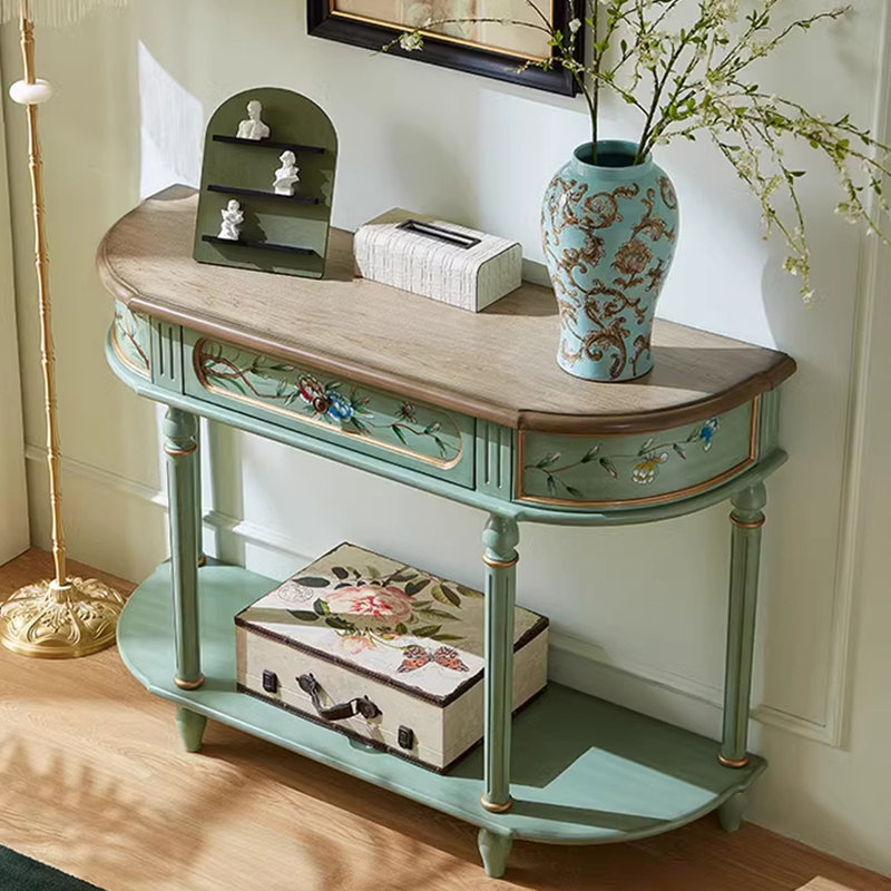 American-style simple console table