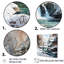 «Waterfall Charm In Winter II», reproduction sur toile-97045920-97045928