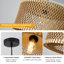 1 - Light Farmhouse Boho Wooden Caged Pendant Light