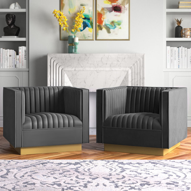 Fauteuil Modway Sanguine, gris