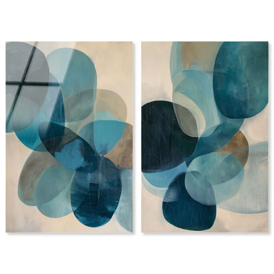 «Terra Bound Set Geode», reproduction d'art sur toile par Art Remedy