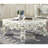 Antique White Finish Coffee Table