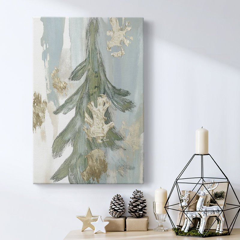 Art des Fêtes de Noël - Toile tendue avec châssis CEC, H 36 po x l 24 po