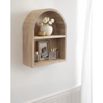 Tablette de rangement murale arquée Arcott