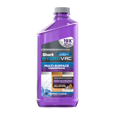 Shark Hydrovac Multi-surface Concentrate With Odor Neutralizer For Shark Hydrovac 3-in-1 Cleaners, Formulated For Sealed Hard Floors And Area Rugs