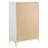 Karena White Rectangular 5-Drawer Chest