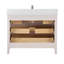 Meuble-lavabo 42 po en bois massif avec comptoir en marbre d'ingénierie 1 po, lavabo simple-106492153-106492158-121644438
