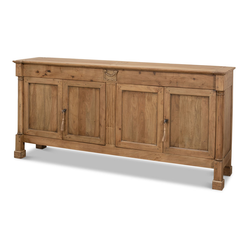 Carreiro 79'' W Solid Wood Sideboard, Driftwood