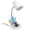  Lampe de bureau compartimentée avec support pour tablette / iPhone / iPad / col de cygne pliable-138029225