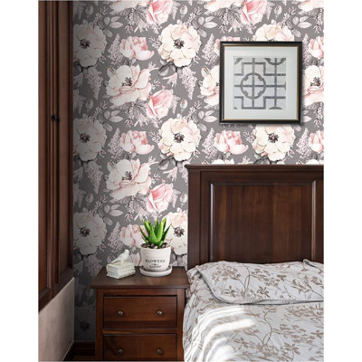 Askern 9.84' L x 17.7" W Peel and Stick Wallpaper Roll