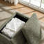 Fauteuil d'appoint sans accoudoirs avec rangement et repose-pieds Effortlessly Stylish | Conception moderne peu encombrante pour le salon, la chambre à coucher et le bureau-556572027