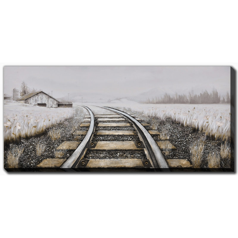 Country Tracks Canvas Wall Art