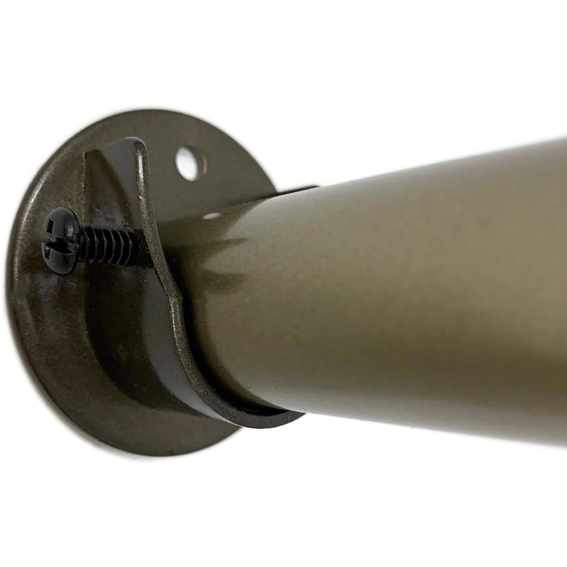 Support de fixation pour rideau intérieur Petillo, Or antique, H 1 po x l 1,6 po x P 1,6 po