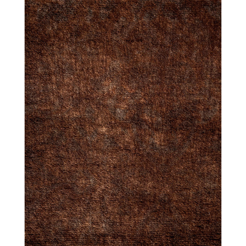 Ymari One-of-a-Kind 4' X 6' New Age Wool Area Rug Brown