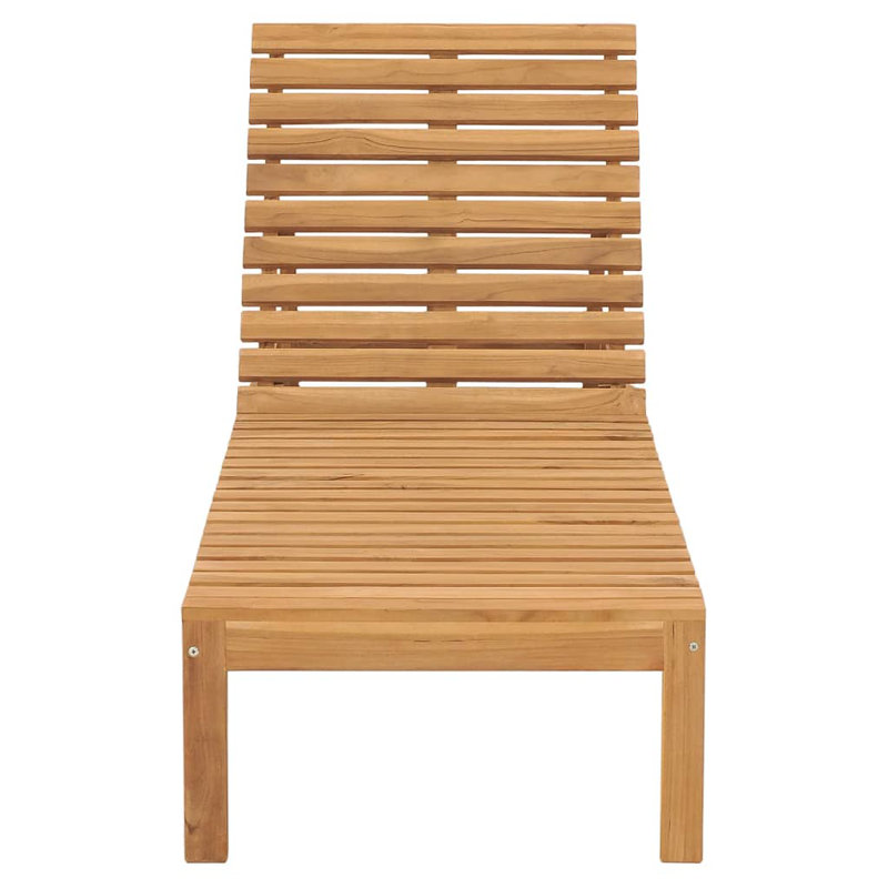 Kindig 200cm Long Teak Single Chaise