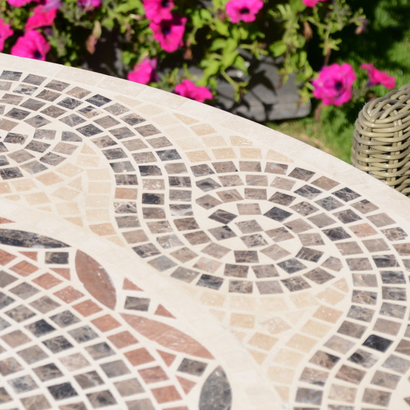AVIGNON Garden Stone Mosaic Table