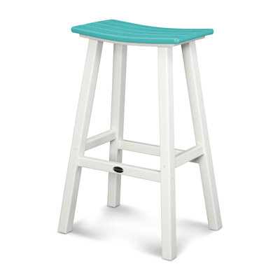 POLYWOOD Contempo 30" Saddle Bar Stool