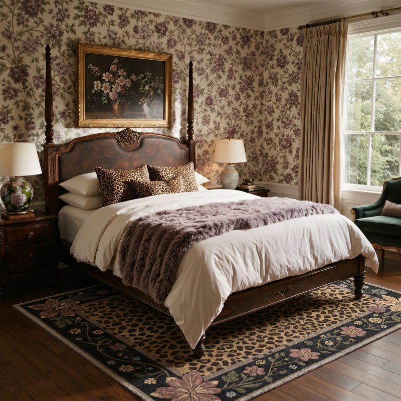 Tapis de couloir noir / brun clair lavable à la machine avec envers antidérapant, Rectangulaire 8 pi x 10 pi