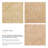 Kioni Round Travertine Coffee Table In Walnut